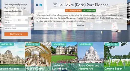 Portfolio screenshot from a destination content project